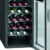 Bomann KSW 345 Weinkühlschrank Freistehend / B / 189 kWh/Jahr / 63.6 cm / 18 Flaschen / elektronische Temperatursteuerung und -einstellung / schwarz - 
