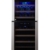 Kalamera KRC-33DZF Design Weinkühlschrank für bis zu 33 Flaschen (bis zu 310 mm Höhe),zwei Temperaturzonen ,5-18°C,(100 Liter, LED Bedienoberfläche, 2 Kühlzonen, Edelstahl)[Energieklasse B] - 